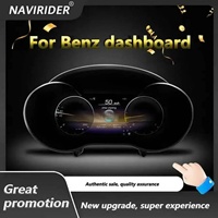 Panel de Instrumentos Digital Navirider para Mercedes Benz Clase C W205 y Clase GLC W25 2015-2018, Pantalla Virtual de 12.3 Pulgadas