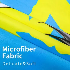 Быстросохнущее пляжное полотенце из микрофибры с сумочкой и логотипом на заказ