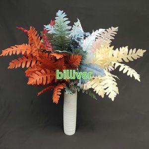 Décoration de mariage, accessoires pour la maison, bonsaï, grandes feuilles de cyprès, plantes vertes, 3 branches hautes, plante artificielle, décoration. - Product Image 3