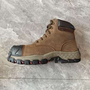 <span class=keywords><strong>Stivali</strong></span> da Lavoro in Pelle con Punta in Acciaio per Uomo, Leggeri, Traspiranti, con Lacci, Ideali per Camminare, Vendita Diretta dalla Fabbrica - Product Image 6
