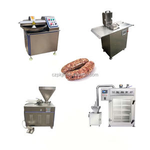 Línea completa de producción de salchichas industriales para la venta, equipo para hacer salchichas, <span class=keywords><strong>horno</strong></span> para ahumar salchichas de <span class=keywords><strong>pollo</strong></span> de 220V - Product Image 2