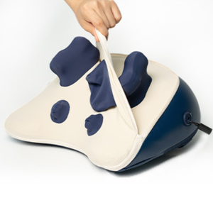 Masajeador de hombros y cuello eléctrico inalámbrico 6D con máquina sin escobillas, vibrador amasado de calefacción para manos, piernas, cojín de masaje corporal - Product Image 2