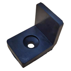 Support d'angle en L anti-vibration pour coussinet amortisseur de chocs de cabine d'ascenseur Hitachi, en caoutchouc et acier allié, court et long - Product Image 2