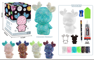 ที่คั่นหนังสือคริสตัลแบบสั่งทำเป็นมิตรต่อสิ่งแวดล้อมของคุณเองภาพติดเพชรแบบพับมุมสิ่งมีชีวิตสำหรับผู้เริ่มต้นเย็บ - Product Image 5