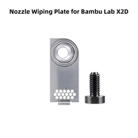 Ensemble de lame de nettoyage de buse pour imprimante 3D Bambu Lab X2D à double extrudeur, pièce de rechange pour le nettoyage de la buse