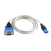 Convertidor de USB a RS232, conjunto de chips PL2303, conector USB1.1 a DB9, cable ZTEK USB1.1 a COM