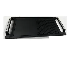 heavy cast iron BBQ Barbeque grill pan