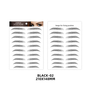 Custom Eyebrow Temporary <b>Tattoo</b> Stickers Eco Friendly Waterproof <b>Paper</b> Face Makeup <b>Tattoo</b> for Wedding 3 to 7 Days - Product Image 4