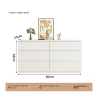 Coiffeuse de chambre moderne et simple, couleur crème, avec plateau de maquillage rétractable et armoire de rangement intégrée à panneaux en bois, pour petit appartement