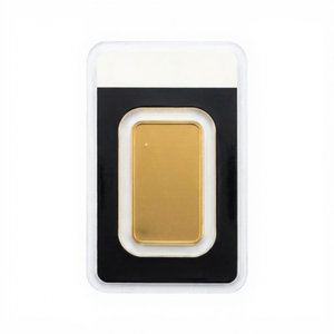 Nuova Lingotto d'Oro Placcato in <span class=keywords><strong>Ottone</strong></span> da <span class=keywords><strong>1</strong></span> UNZA (1oz) con Numero di Serie, Artigianato Metallico Svizzero, Lingotto Solido in Oro 24k - Product Image 3