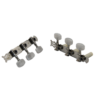 Guitar Ukulele Mandolin Instrument Accessories Gold Plated Diamond Black Round Head String Knob String Shaft