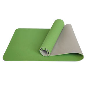 Alta calidad XINGYUN 6mm de espesor TPE Yoga Mat 183cm de longitud de doble cara suave rebote antideslizante logotipo personalizado uso Universal de fábrica - Product Image 1