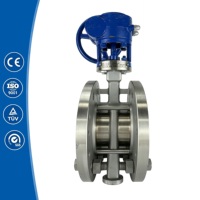 Katup Kupu-kupu Uap dengan Handwheel Multi-putaran dari Baja Tahan Karat 304 untuk Pengaturan Aliran di Pembangkit Listrik.