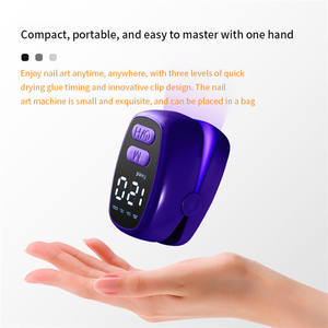 Lampe UV LED portable mini pour ongles en gel, séchage rapide, rechargeable, pour manucure DIY à domicile - Product Image 3