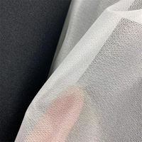 Entoilage thermocollant en polyester tissé satiné élastique avec adhésif