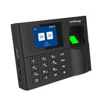 Escáner Biométrico de Huellas Dactilares A12, Máquina de Asistencia con Huella Dactilar, Registrador de Tiempo para Empleados y Reloj Checador con TCP/IP