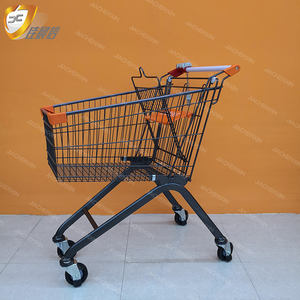 आउटडोर उपयोग के लिए नए हैंड ट्रॉली वाटरप्रूफ स्टील प्लास्टिक जाल संरचना सुविधा स्टोर सुपरमार्केट एक्सेसरीज - Product Image 3