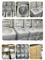 Kit de toilettes de camping en HDPE à compostage, résistant au vent, pour Land Cruiser, système d'équipement professionnel, directement de l'usine