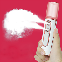 Nano Beauty Care, Vaporizador Facial, Doble Orificio, Hidratante, Vaporizador Recargable, Mini Rociador Facial