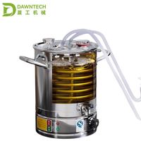 Système de brassage électrique domestique DAWNTECH 30/40/50/60/70L en acier inoxydable 304, moteur tout-en-un, équipement de brassage de bière 2500W 220V