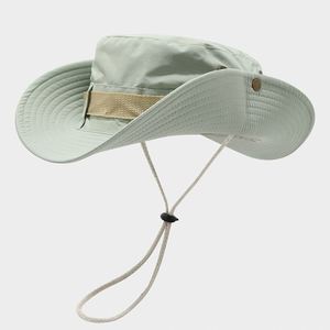Sombrero de Pescador con Cordón Ajustable y Ala Ancha para Hombre y Mujer, Verano 2025, Transpirable, para Playa y Pesca - Product Image 1