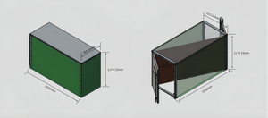 KAVASS Outdoor Furniture Waterproof <strong>Metal</strong> <strong>Locker</strong> for Rental Bicycle Storage <strong>Locker</strong> Cabinet Shed Bike <strong>Locker</strong> Box Storage - Product Image 6