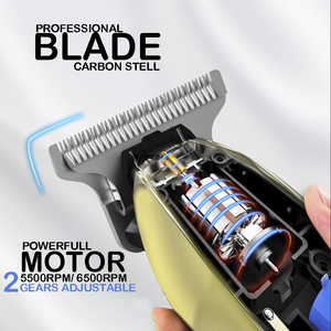 पुरुषों के लिए सबसे अच्छा इलेक्ट्रिक पुरुषों के बाल ट्रिमर पेशेवर हेयर ट्राइमर पेशेवर हेयर क्लिपर सेट - Product Image 2