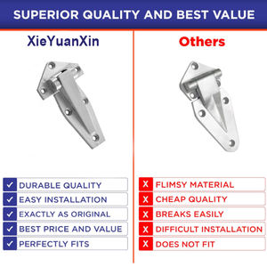 Accessoire de charnière fixe d'armoire à vapeur de <span class=keywords><strong>four</strong></span> épaissi de charnière d'acier inoxydable résistant de 90 degrés pour l'usage domestique - Product Image 4