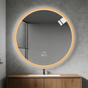 Led Mirror Bathroom Illuminated Waterproof Round Backlit Led Bathroom Makeup Mirror Vanity <strong>Table</strong> with Led Light Makeup Mirror - Product Image 3