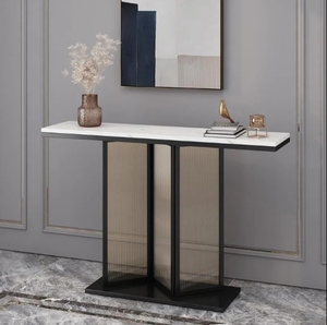 Table console de luxe légère Table console simple moderne Table d'appoint <span class=keywords><strong>Hall</strong></span> d'entrée Armoire console d'entrée contre le mur - Product Image 1