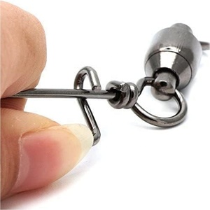 SEASKY Émerillon à roulement à billes en acier inoxydable avec anneau solide Coastlock Snap Terminal Tackle - Product Image 3