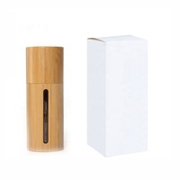 Vente en gros emballage cosmétique 5ml 10ml 15ml 50ml tube d'huile à bille en bambou bouteilles de déodorant bouteille de parfum à bille roulante
