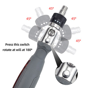 Glede 10 trong 1 của nhãn hiệu đa chức năng Ratchet Screwdriver Set Hot Bán tay công cụ Kit với bit cho DIY khoan Hộp bao bì - Product Image 3