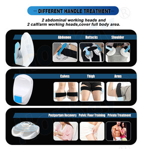 Equipo de Belleza para Esculpir el Cuerpo, Directo de Fábrica, Quema Grasa, Adelgaza, Máquina de Adelgazamiento de Cuatro Manijas para Gimnasio - Product Image 3