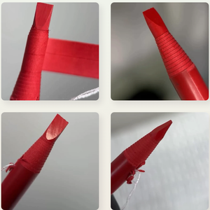 Crayon à sourcils à lèvres rouge crémeux de marque privée Microblading lisse pré-<span class=keywords><strong>dessin</strong></span> crayons de cartographie Pmu crayon à sourcils avec brosse - Product Image 2