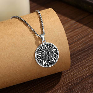 चेंडा विच स्टार डबल सांप चोकर हार पेंटग्रामटन स्टार पेंटग्राम हार गोथिक ठीक गहने - Product Image 2