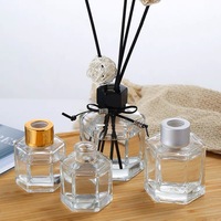 Bouteille en verre pour diffuseur d'arôme avec bouchon en liège, bouteille de luxe, de haute qualité, 100 ml, 10 pièces