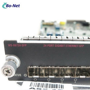 6500 loạt hỗn hợp phương tiện truyền thông Gigabit Ethernet mô-đun <span class=keywords><strong>WS</strong></span>-<span class=keywords><strong>X6724</strong></span>-<span class=keywords><strong>SFP</strong></span> 24-Port gige mô hình vải kích hoạt - Product Image 4