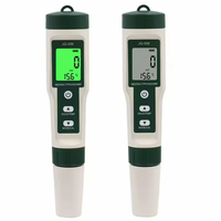 JQ006 Nouveau type de testeur de qualité de l'eau 10 en 1 pH/TDS/EC/Sel/Temp/S.G/ORP/H2/Fertile/Résistivité Testeur de haute qualité pH ORP
