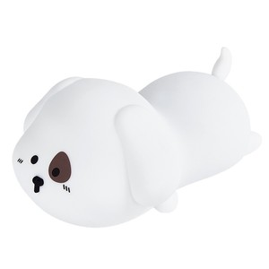 Veilleuse en silicone à motif de chiot de dessin animé, rechargeable par USB, à lumière douce réglable, activable par le toucher, télécommandée, protectrice des yeux - Product Image 1