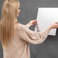 1pc Self Adhesive Acrylic Mirror Sheet Shatterproof 2mm Thick Non Glass Mirror Stickers Simple DIY Craft Makeup Mirror