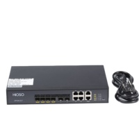HiOSO HA7304VD avec modules PON 7db Pizza Box 4PON EPON OLT 2 Ports SFP 1000M 4 Ports de liaison montante LAN 1000M Solutions FTTx