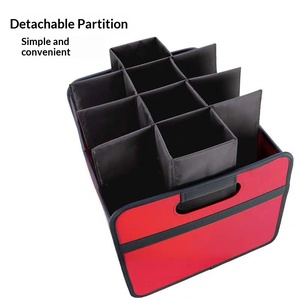 Organisateur de coffre de voiture en gros d'usine, <span class=keywords><strong>sac</strong></span> de rangement pour vin, boîte de rangement pour véhicule - Product Image 2
