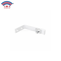 Support de montage pour rail de rideau simple CS/KS Snap-On, support en alliage d'aluminium durable résistant aux fissures pour rail de rideau manuel