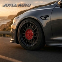 Jantes tout-terrain 4x4 en alliage d'aluminium forgé 6x139.7 16-18 pouces multi-branches noir mat pour LC300 LC200 Y62 GX460 V97 Fortuner