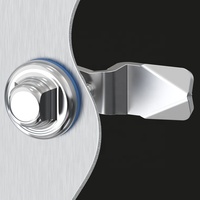 Serrure à came à quart de tour en acier inoxydable 18 mm pour zones alimentaires hygiéniques, loquet hygiénique EMKA, certifié ISO9000/ROHS, haute qualité