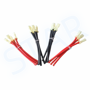 Prezzo di fabbrica OEM cavo elettrico con 4.8mm / 6.3mm isolato vanga connettori terminali femmina 22 * 16AWG - Product Image 5