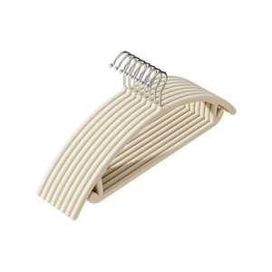 Velvet Clothes Hanger Round Non Marking Non Slip For Home Use Clothing Organizer Coat Hanger - Product Image 3