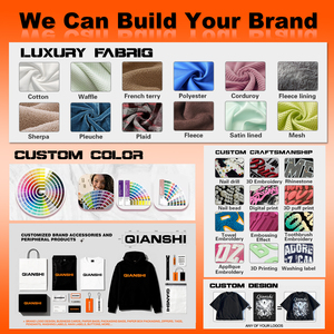 QIANSHI <span class=keywords><strong>Polo</strong></span> Oversize a Maniche Lunghe in Cotone Termico da <span class=keywords><strong>Uomo</strong></span>, 300gsm, con Spalle Cadenti, Taglio Corto, a Righe, Ricamato - Produttore - Product Image 4