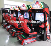 2024 Crazy Coin Operated Speed Driver 4 machines de jeu de course de voiture simulateur de moteur super vitesse